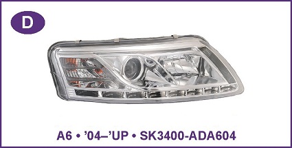 AUDI A6 DEVILEYES OD 04-08 DRL LOOK
